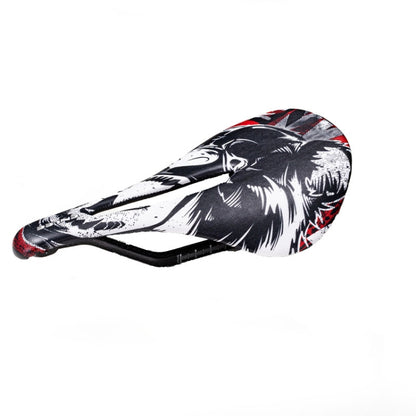 ENLEE E-ZD412 Bicycle Carbon Fiber Cushion Outdoor Riding Mountain Bike Saddle, Style: Devil by ENLEE