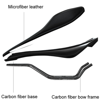 ENLEE E-ZD412 Bicycle Carbon Fiber Cushion Outdoor Riding Mountain Bike Saddle, Style: Devil by ENLEE