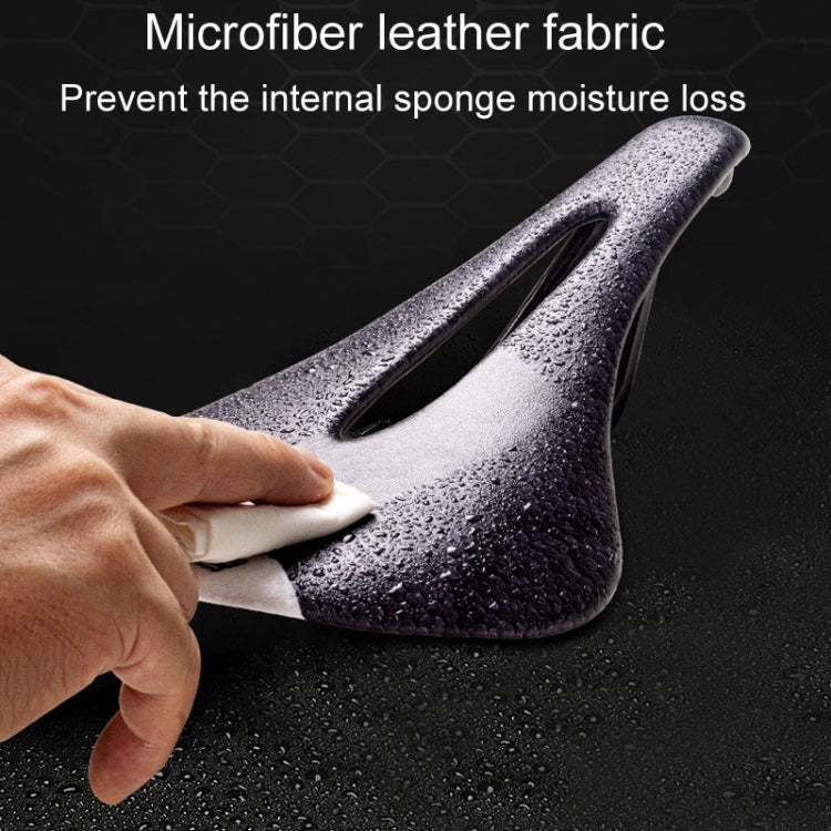 ENLEE E-ZD412 Bicycle Carbon Fiber Cushion Outdoor Riding Mountain Bike Saddle, Style: Skull by ENLEE