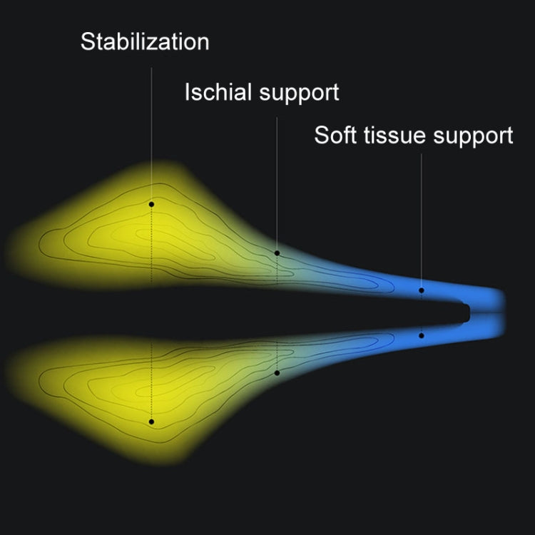 ENLEE E-ZD412 Bicycle Carbon Fiber Cushion Outdoor Riding Mountain Bike Saddle, Style: Devil by ENLEE