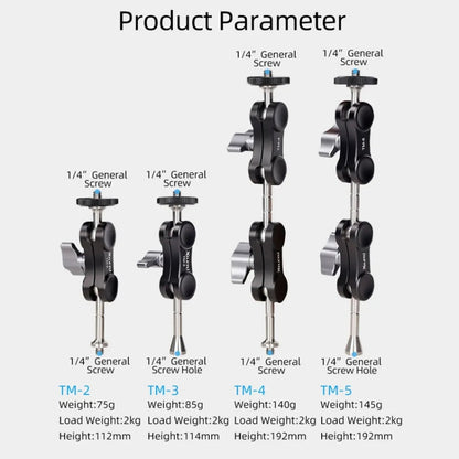 XILETU TM Series Magic Arm With Dual Ballhead Camera Video Monitor Mount Adapter TM-4 by buy2fix
