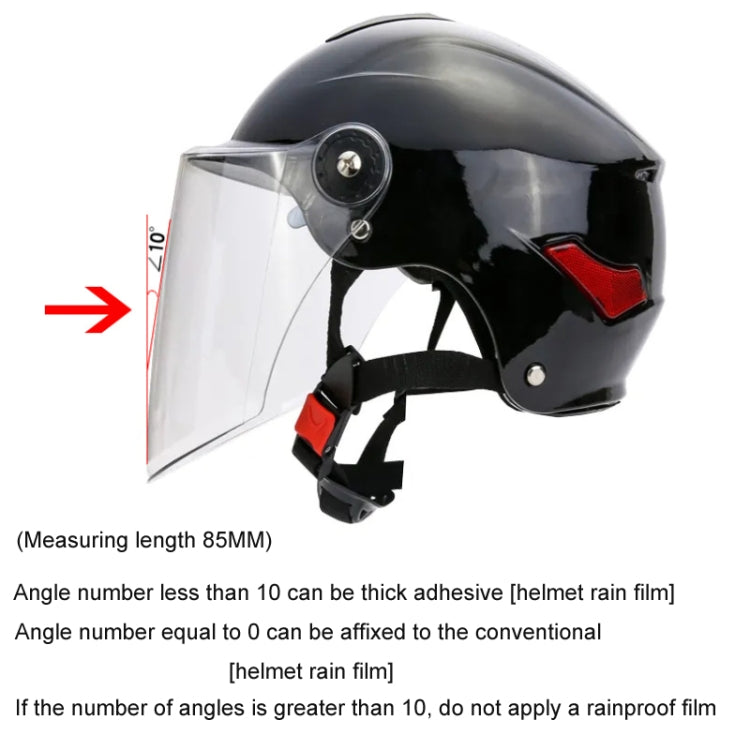 Travel Motorcycle Helmet Rainproof and Anti-fog Film, Style: Paste Inside(English Box) - Others by buy2fix | Online Shopping UK | buy2fix