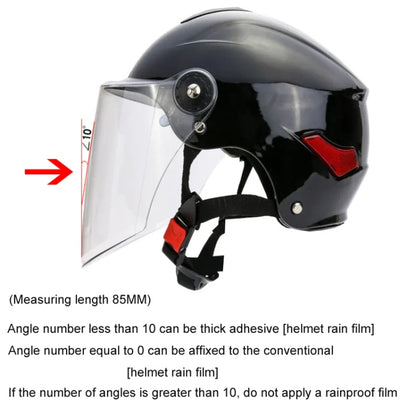 Travel Motorcycle Helmet Rainproof and Anti-fog Film, Style: Paste Inside(English Box) - Others by buy2fix | Online Shopping UK | buy2fix