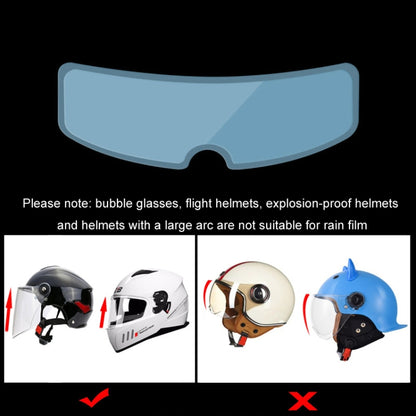 Travel Motorcycle Helmet Rainproof and Anti-fog Film, Style: Thick Traceless Glue Outside(English Box) - Others by buy2fix | Online Shopping UK | buy2fix