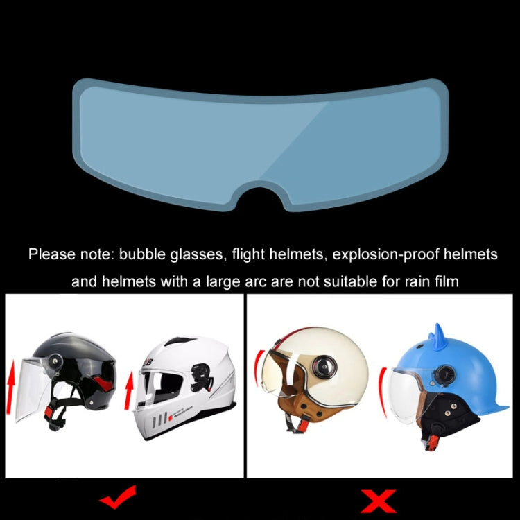 Travel Motorcycle Helmet Rainproof and Anti-fog Film, Style: Paste Inside(English Box) - Others by buy2fix | Online Shopping UK | buy2fix
