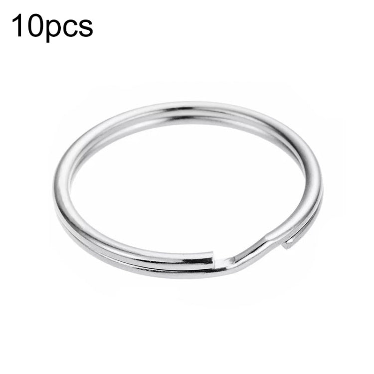 10pcs 1.5 X 25mm Key Holder Ring Metal Key Chain Charm Ring by buy2fix