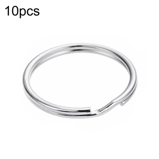 10pcs 1.5 X 25mm Key Holder Ring Metal Key Chain Charm Ring by buy2fix