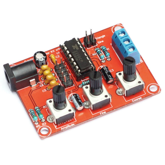 XR2206 High Precision Signal Generator DIY Kit Sine Triangle Square Waves 1Hz-1MHz Frequency Range, Specification: Welding - Boards & Shields by buy2fix | Online Shopping UK | buy2fix