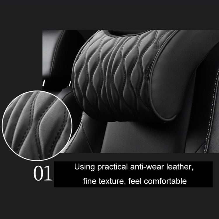 Car Seat Memory Foam Support Cushion, Color: Coffee Headrest by buy2fix
