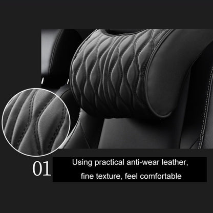 Car Seat Memory Foam Support Cushion, Color: Coffee Headrest by buy2fix