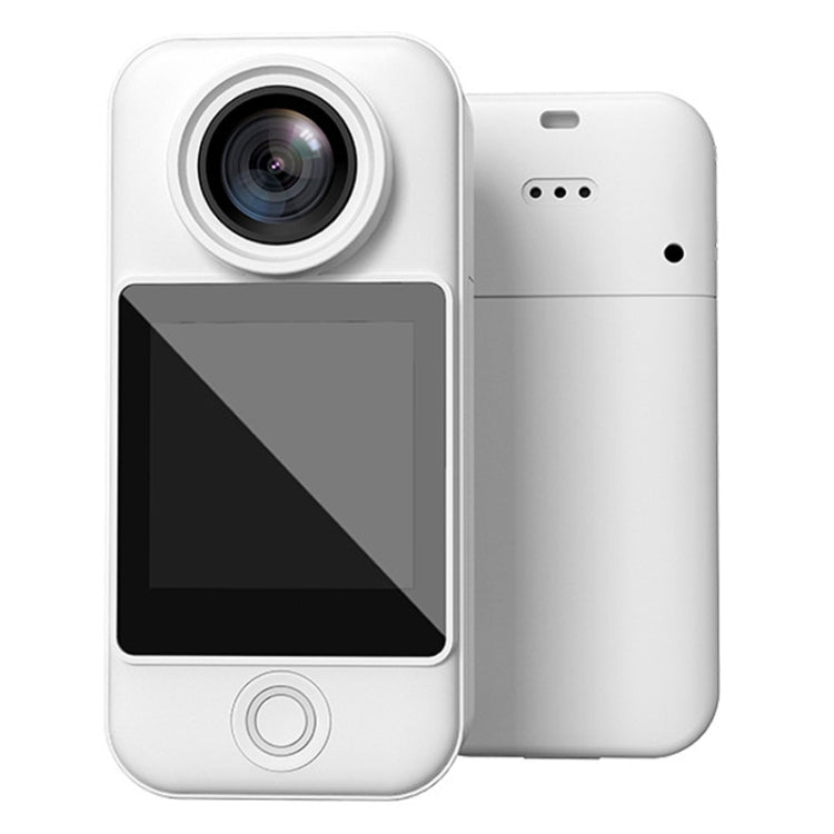 4K/30FPS 5G/2.4G HD Night Video Outdoor Waterproof Riding Record Thumb Camera, Spec: Standard White by buy2fix