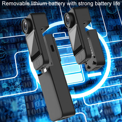 4K/30FPS 5G/2.4G HD Night Video Outdoor Waterproof Riding Record Thumb Camera, Spec: Standard Black by buy2fix