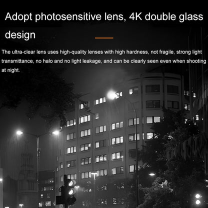 4K/30FPS 5G/2.4G HD Night Video Outdoor Waterproof Riding Record Thumb Camera, Spec: Battery Black by buy2fix