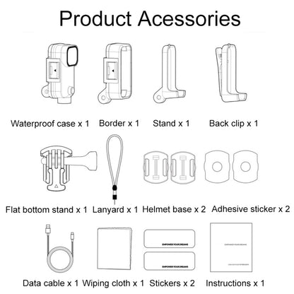 4K/30FPS 5G/2.4G HD Night Video Outdoor Waterproof Riding Record Thumb Camera, Spec: Battery Black by buy2fix