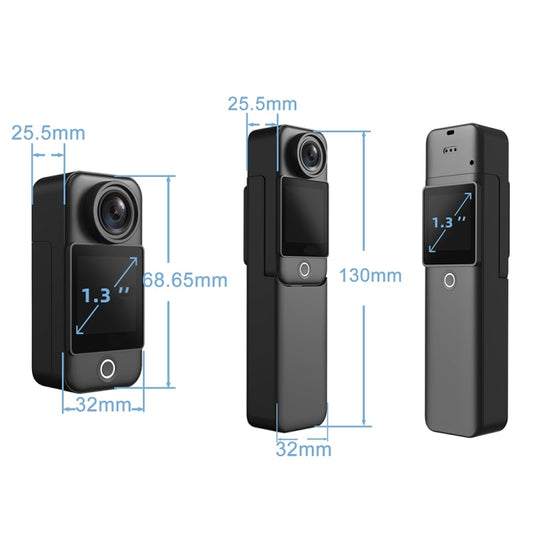 4K/30FPS 5G/2.4G HD Night Video Outdoor Waterproof Riding Record Thumb Camera, Spec: Standard White - Video Cameras by buy2fix | Online Shopping UK | buy2fix