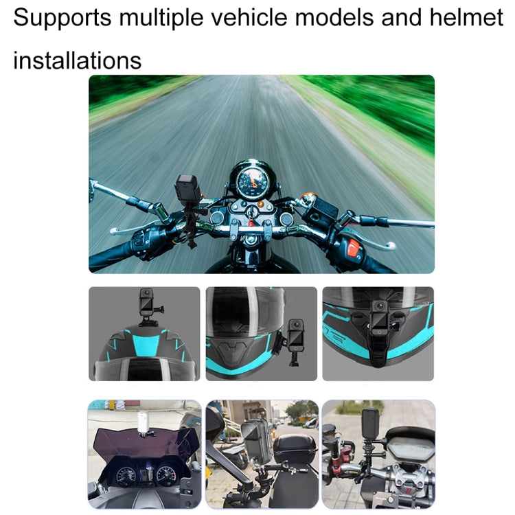 4K/30FPS 5G/2.4G HD Night Video Outdoor Waterproof Riding Record Thumb Camera, Spec: Battery White by buy2fix