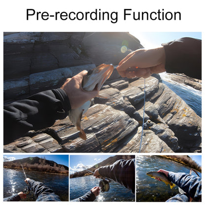 4K/30FPS 5G/2.4G HD Night Video Outdoor Waterproof Riding Record Thumb Camera, Spec: Standard Black by buy2fix