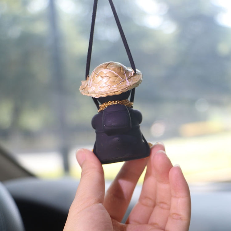 Swing Tycoon Duck Car Decoration Pendant(Black) - Ornaments by buy2fix | Online Shopping UK | buy2fix