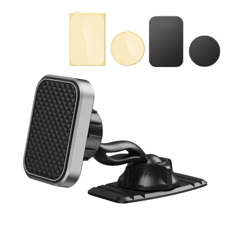 Double-headed 360 Degree Car Magnetic Mobile Phone Navigation Holder(Gray) by buy2fix