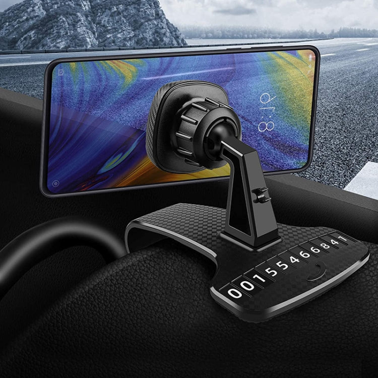 Magnetic Mobile Phone Car Holder Dashboard Parking Number Plate(X1+Q3) by buy2fix