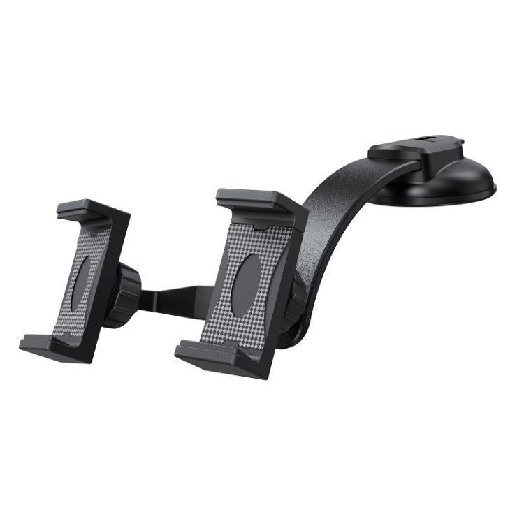 Car Dashboard Suction Cup Double Chuck Mobile Phone Holder(CP-T1) by buy2fix