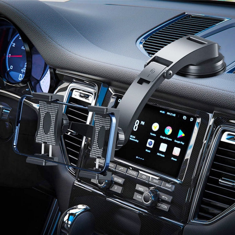 Car Dashboard Suction Cup Double Chuck Mobile Phone Holder(CP-T1) by buy2fix