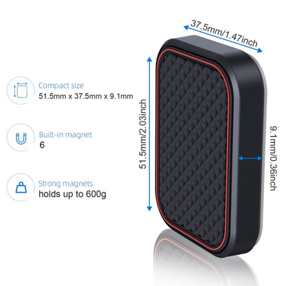 Flat Adhesive Magnetic Car Mobile Phone Navigation Holder(Red) by buy2fix