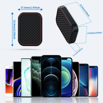 Flat Adhesive Magnetic Car Mobile Phone Navigation Holder(Black) by buy2fix