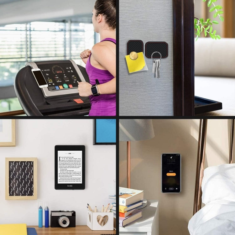 Flat Adhesive Magnetic Car Mobile Phone Navigation Holder(Red) by buy2fix