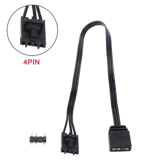 4Pin For Pirate Ship Controller Adapter Cable QL LL120 ICUE Divine Light Synchronization(25cm) - Cables & Connectors by buy2fix | Online Shopping UK | buy2fix
