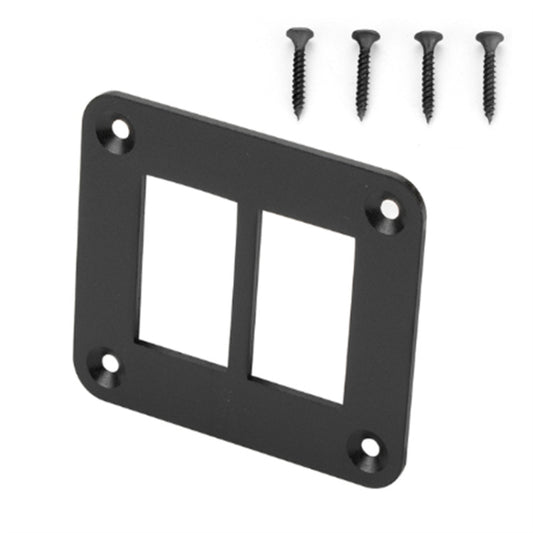Road Aluminum Rocker Switch Panel Housing Bracket for Narva Type Boats Automotive Switch Parts, Specification: 2 Holes - Car Switches by buy2fix | Online Shopping UK | buy2fix
