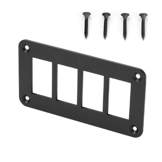 Road Aluminum Rocker Switch Panel Housing Bracket for Narva Type Boats Automotive Switch Parts, Specification: 4 Holes - Car Switches by buy2fix | Online Shopping UK | buy2fix