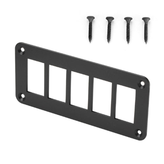 Road Aluminum Rocker Switch Panel Housing Bracket for Narva Type Boats Automotive Switch Parts, Specification: 5 Holes - Car Switches by buy2fix | Online Shopping UK | buy2fix