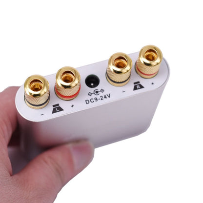 100W+100W Bluetooth Audio Digital Amplifier Board Module AUX USB External Sound Card(Silver) by buy2fix