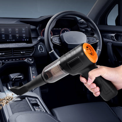 Car Vacuum Cleaner Large Suction Power Wireless Pump Inflatable Blower Handheld Small Vacuum Cleaner, Style: Brush 200W+3 Filters+Air Bag (Black) - Vacuum Cleaner by buy2fix | Online Shopping UK | buy2fix