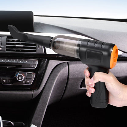 Car Vacuum Cleaner Large Suction Power Wireless Pump Inflatable Blower Handheld Small Vacuum Cleaner, Style: Brush 200W+3 Filters+Air Bag (Black) - Vacuum Cleaner by buy2fix | Online Shopping UK | buy2fix