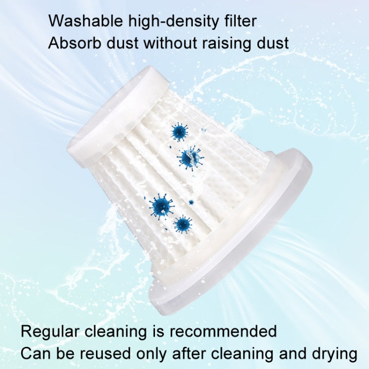 Car Vacuum Cleaner Large Suction Power Wireless Pump Inflatable Blower Handheld Small Vacuum Cleaner, Style: Brush 200W+2 Filters+Storage Bag (White) - Vacuum Cleaner by buy2fix | Online Shopping UK | buy2fix