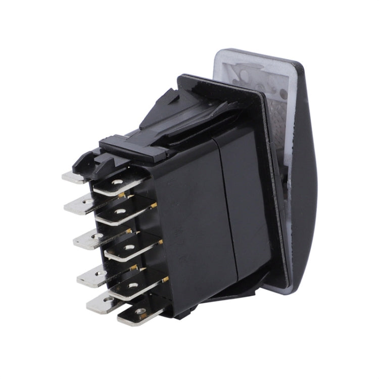 12V Car Modified Far Near Light Self-Locking Waterproof Switch(Black) - Car Switches by buy2fix | Online Shopping UK | buy2fix