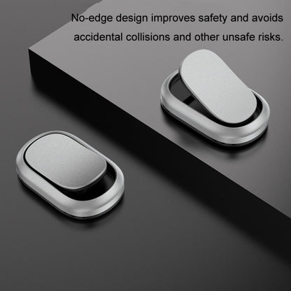 2pcs/set Car Adhesive Multifunctional Invisible Hook(Metal Gray) by buy2fix