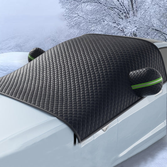 Car Front Windshield Snow and Anti-freeze Thickened Car Cover, Size: Black SUV - Window Foils & Solar Protection by buy2fix | Online Shopping UK | buy2fix