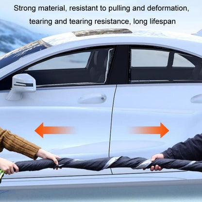 Car Front Windshield Snow and Anti-freeze Thickened Car Cover, Size: Black Red Sedan - Window Foils & Solar Protection by buy2fix | Online Shopping UK | buy2fix