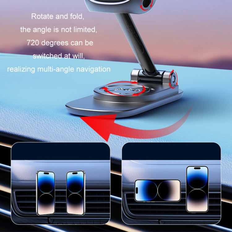 Car Adhesive Folding Magnetic Mobile Phone Navigation Holder(Z2) by buy2fix