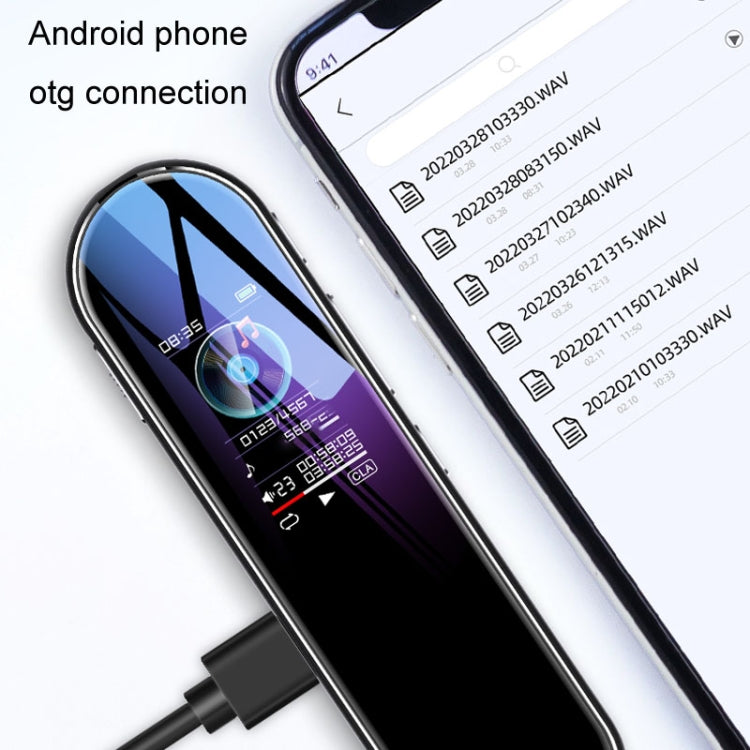 Q53 Ultra Long Standby Timer Voice Recorder HD Noise Canceling Recording Device, Size: 8GB(Black) by buy2fix