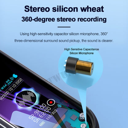 Q53 Ultra Long Standby Timer Voice Recorder HD Noise Canceling Recording Device, Size: 8GB(Black) by buy2fix