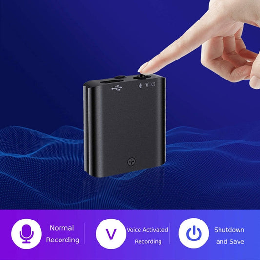 Q63 HD Noise Canceling Magnetic Voice Recorder Portable Intelligent Voice Activated Recording Pen, Capacity: 4GB(Black) - Recording Pen by buy2fix | Online Shopping UK | buy2fix