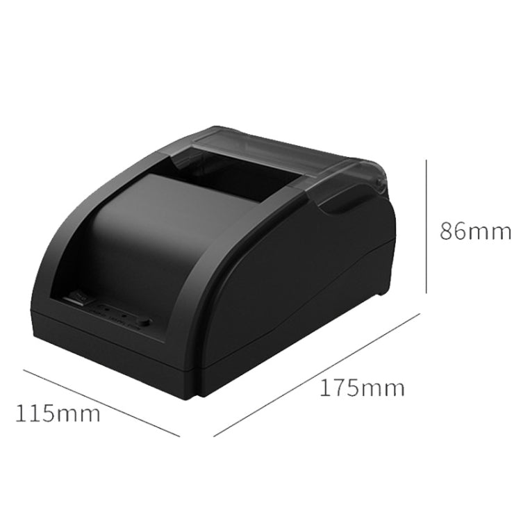 58mm USB Computer Version+Mobile Bluetooth Automatic Order Takeout Receipt Cashier Thermal Printer(EU Plug) by buy2fix