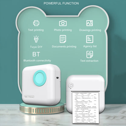 M2 Small Portable Wireless Thermal Photo Printer Student Error Question Label Printer(Blue) - Photo Printers by Huawei | Online Shopping UK | buy2fix