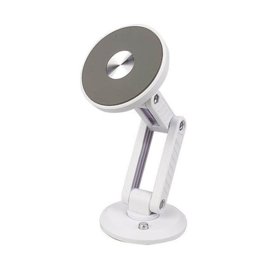 Automotive Magnetic Cell Phone Holder Car Dashboard Navigation Fixed Support Clip(White) - Universal Car Holders by buy2fix | Online Shopping UK | buy2fix