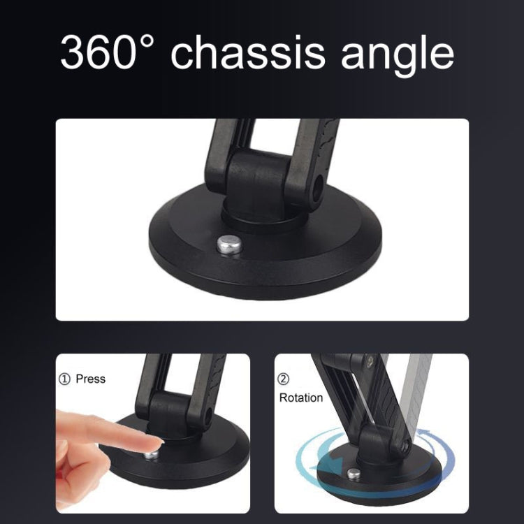 Automotive Magnetic Cell Phone Holder Car Dashboard Navigation Fixed Support Clip(Black) by buy2fix