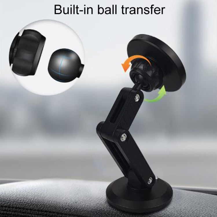 Automotive Magnetic Cell Phone Holder Car Dashboard Navigation Fixed Support Clip(Black) by buy2fix